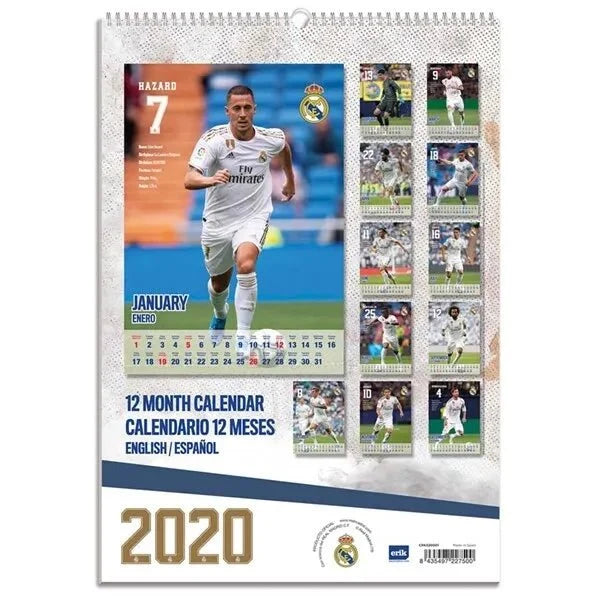 Real Madrid 2020 Calendar 2