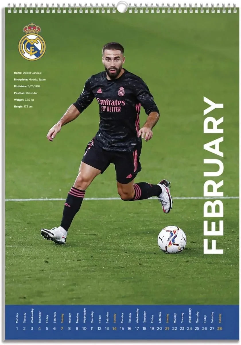 Real Madrid 2021 Official Calendar 3