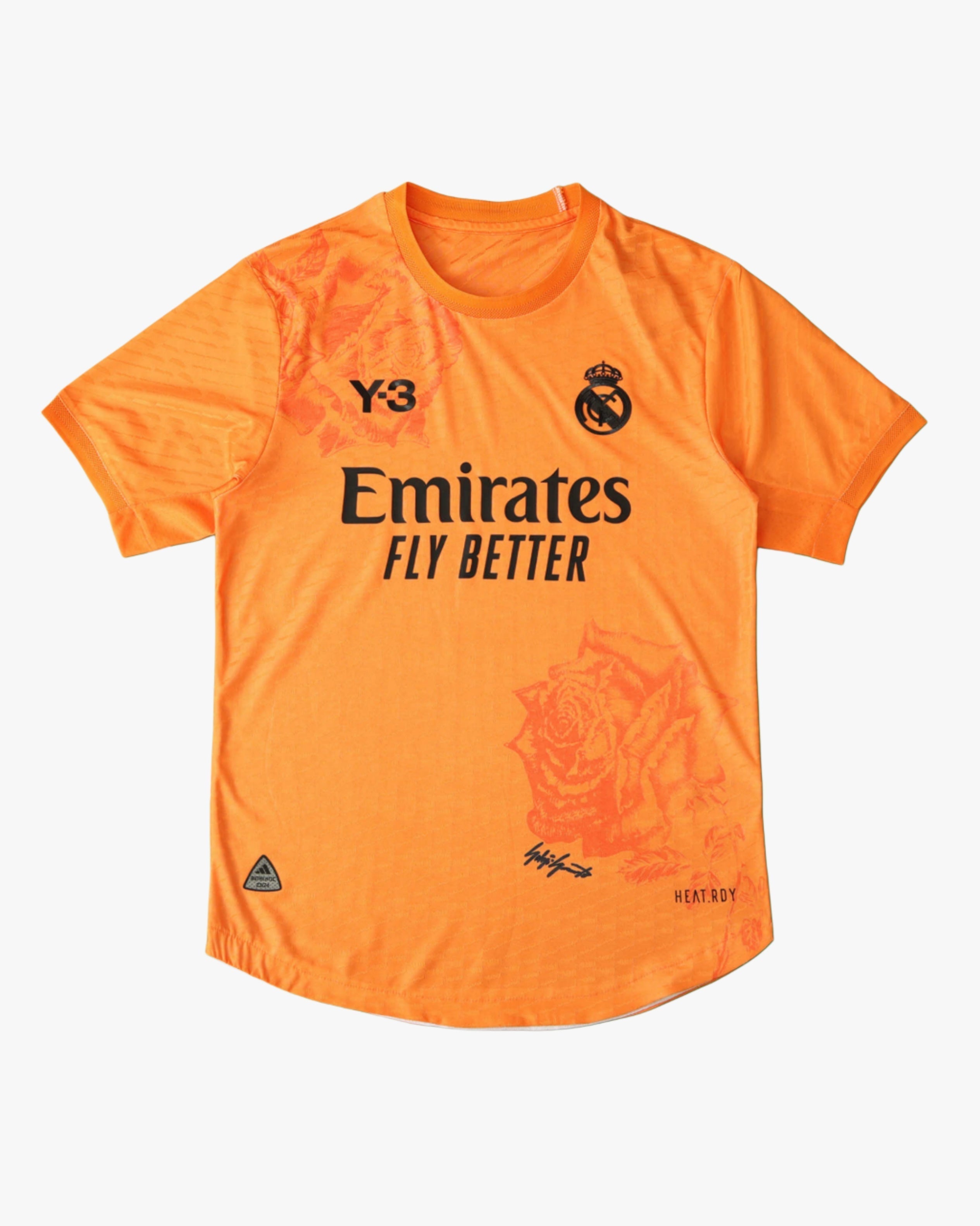 Adidas Real Madrid x Y3 Orange Premium Kit 1