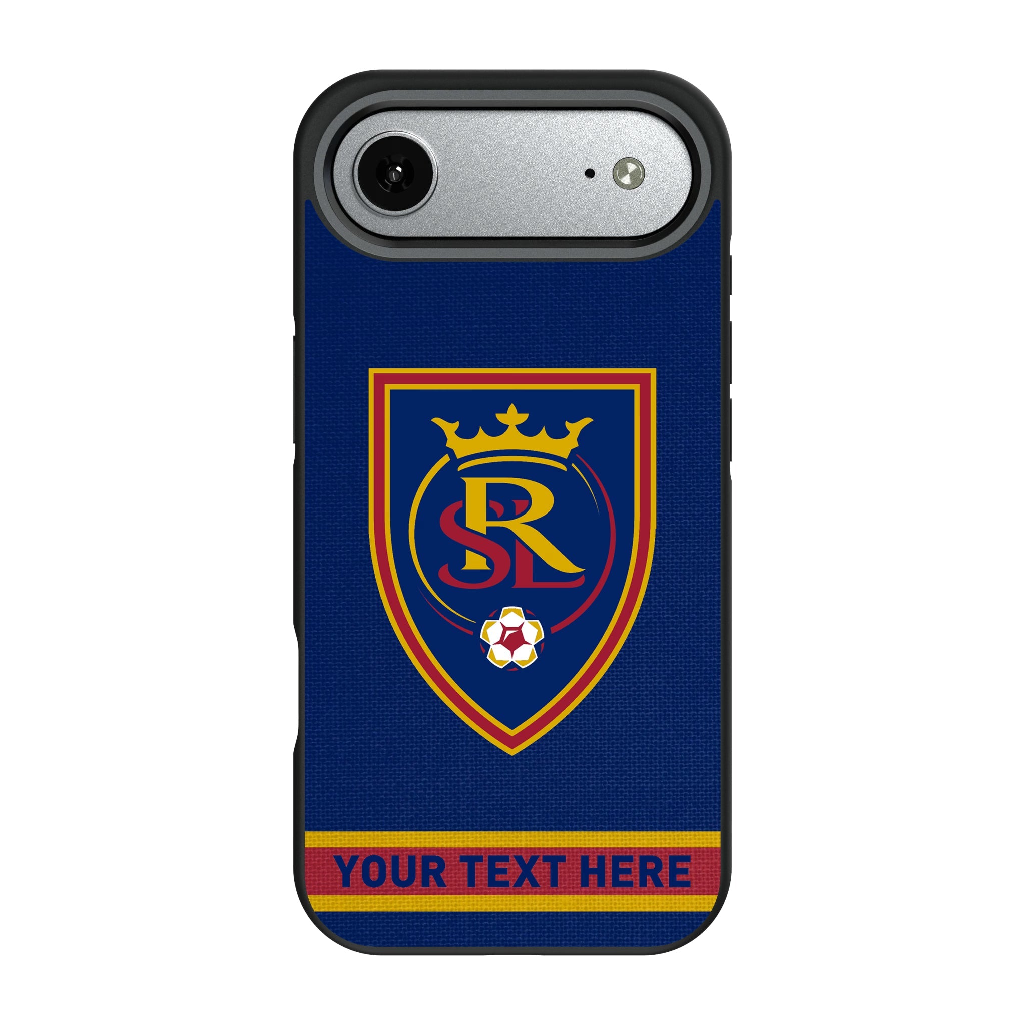 Real Salt Lake Personalized Stripe Bump Phone Case for Apple iPhone 10