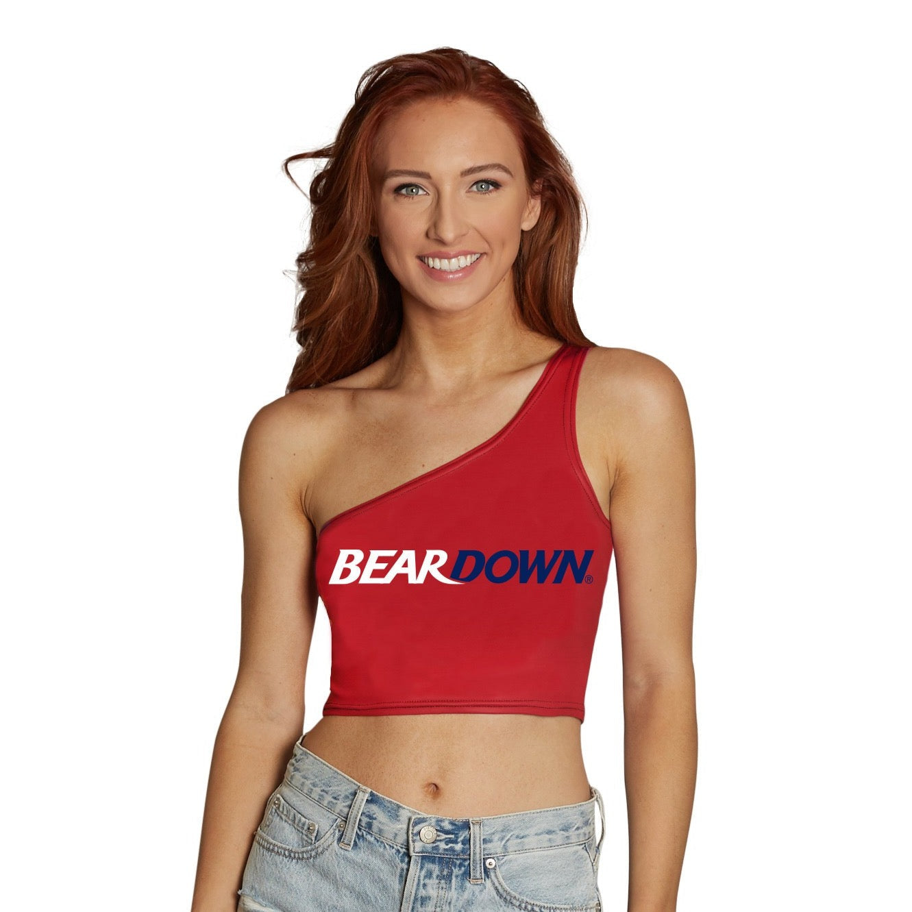 University of Arizona Red One Shoulder Top | lojobands