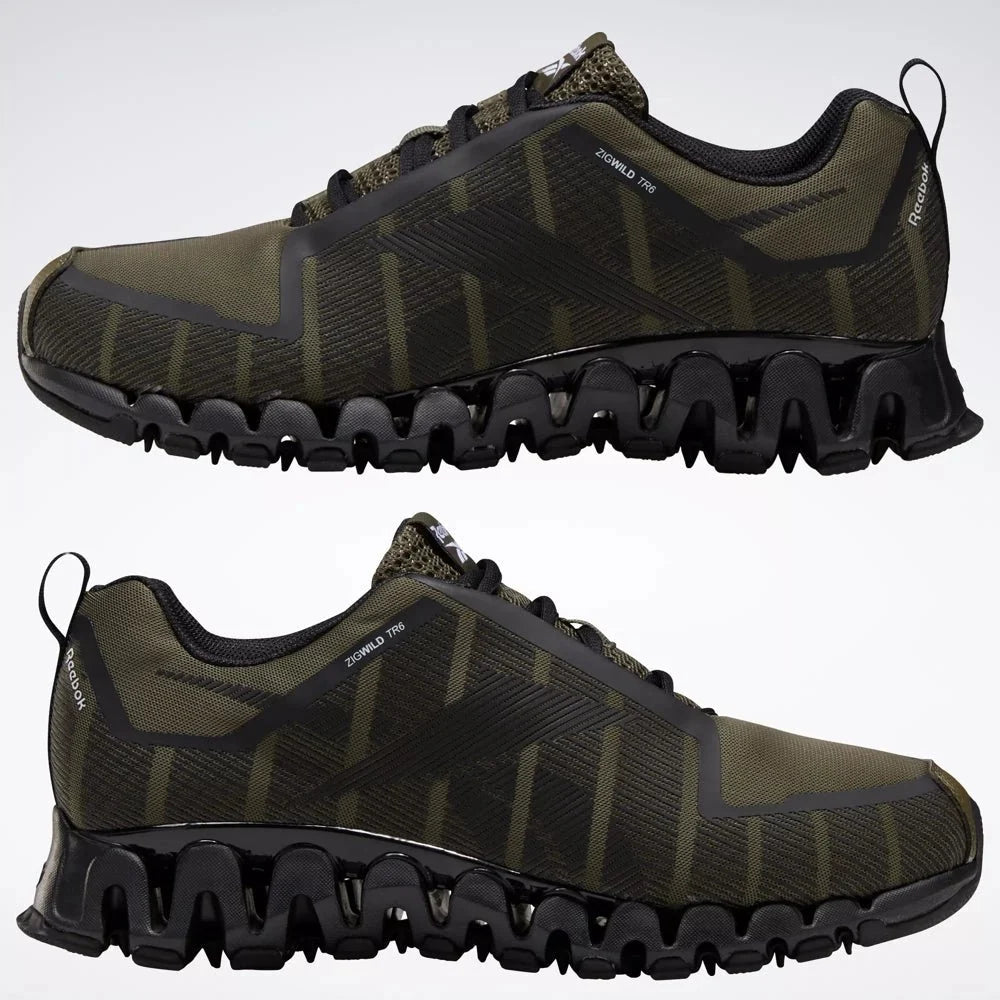 Reebok ZigWild TR 6 Shoes - Army Green-Black 7.5 1