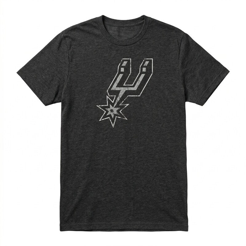 Majestic Athletic NBA San Antonio Spurs Mens Tri Blend Crew Tee, Size L 4