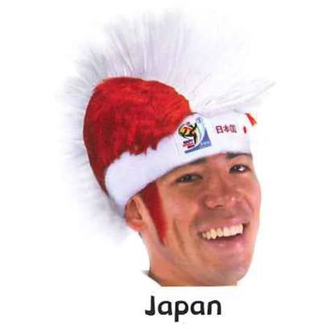 Collectible Vintage Retro Official Soccer Mohawk Wig hat 2