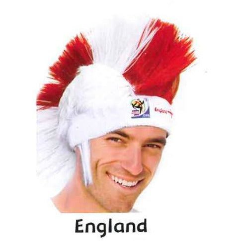 Collectible Vintage Retro Official Soccer Mohawk Wig hat 8