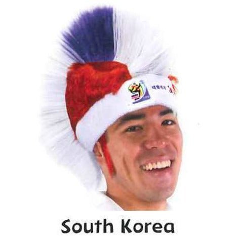 Collectible Vintage Retro Official Soccer Mohawk Wig hat 10