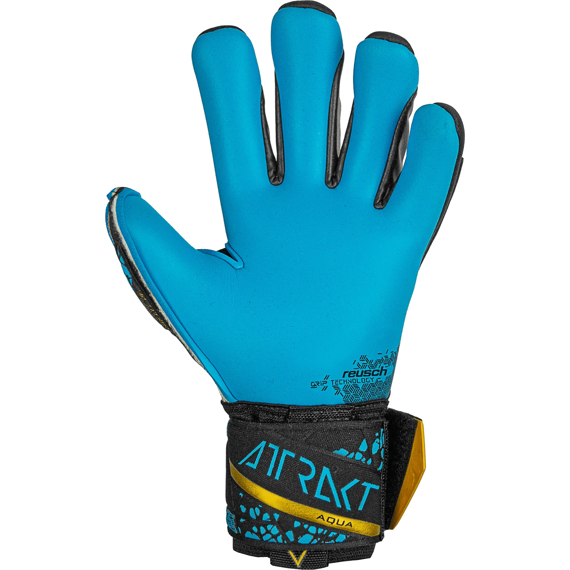 Reusch Attrakt Aqua Finger Support Goalkeeper Gloves 4