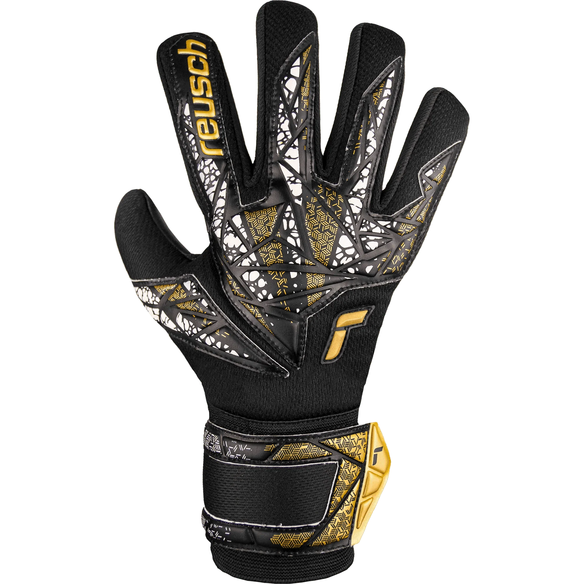 Reusch JR Attrakt Silver NC FS Goalkeeper Gloves 2