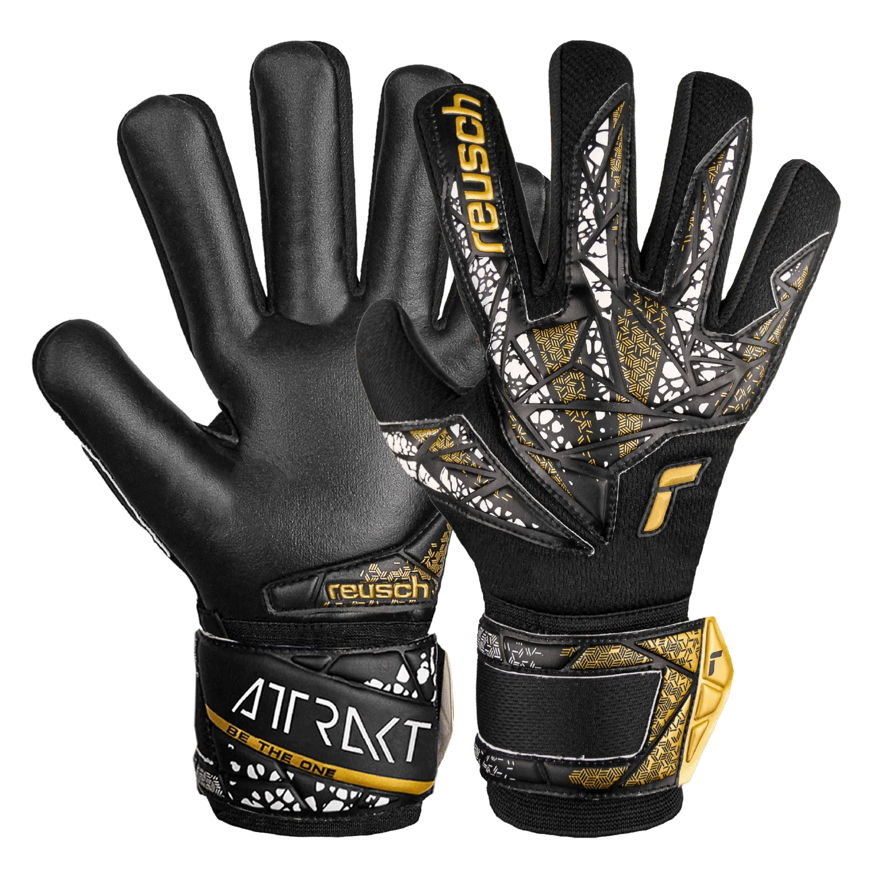Reusch JR Attrakt Silver NC FS Goalkeeper Gloves 1