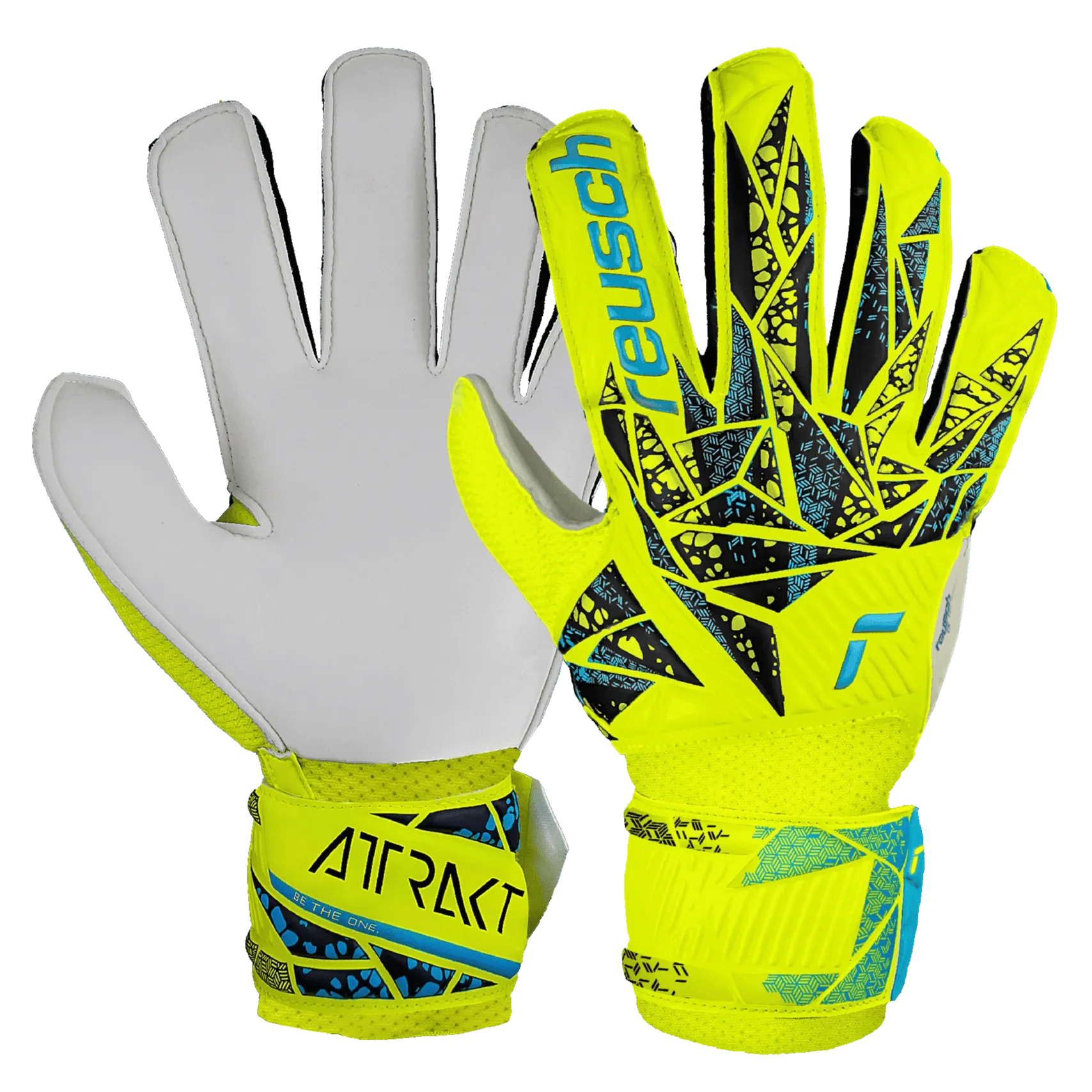 Reusch JR Attrakt Solid Goalkeeper Gloves 1