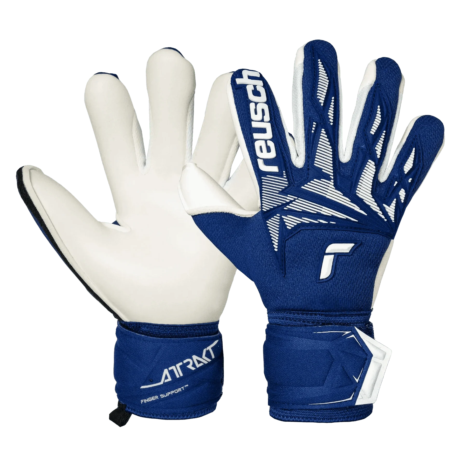 Reusch Junior Attrakt Freegel Gold X Finger Support Goalkeeper Gloves 1