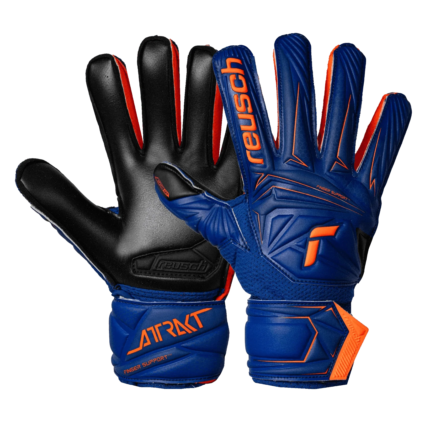 Reusch Junior Attrakt Infinity Finger Support Goalkeeper Gloves 1