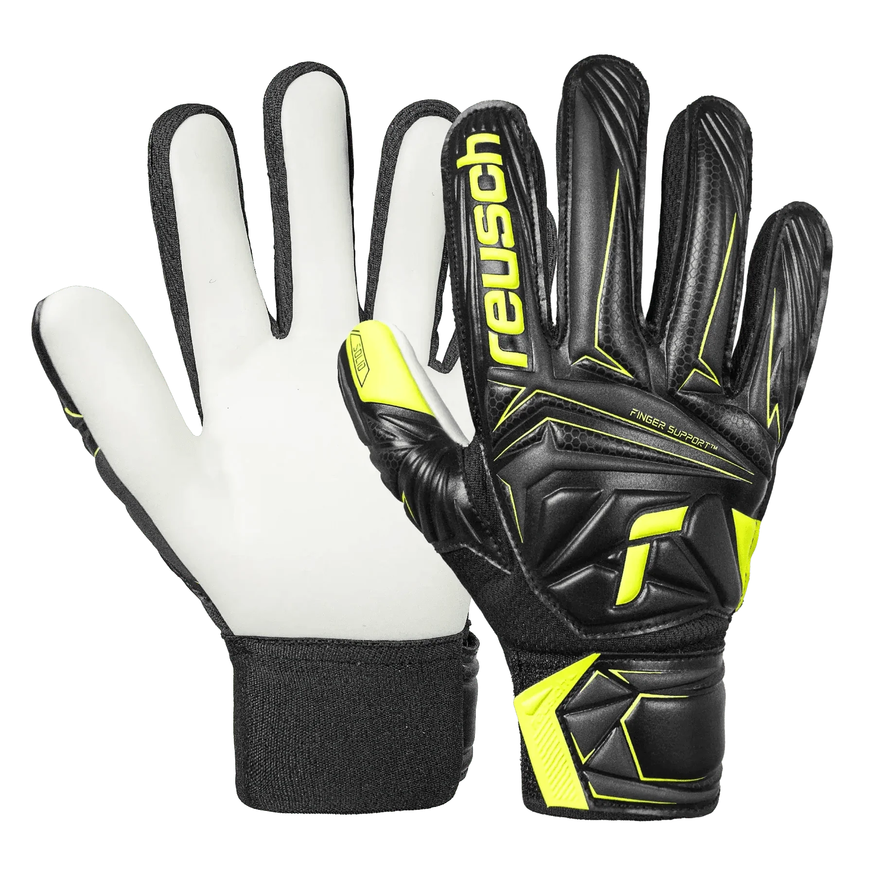 Reusch Junior Attrakt Starter Solid Finger Support Goalkeeper Gloves 1