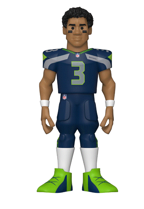 Funko NFL: Seattle Seahawks - Russell Wilson 5" Vinyl Gold Figure (with Chase) 1