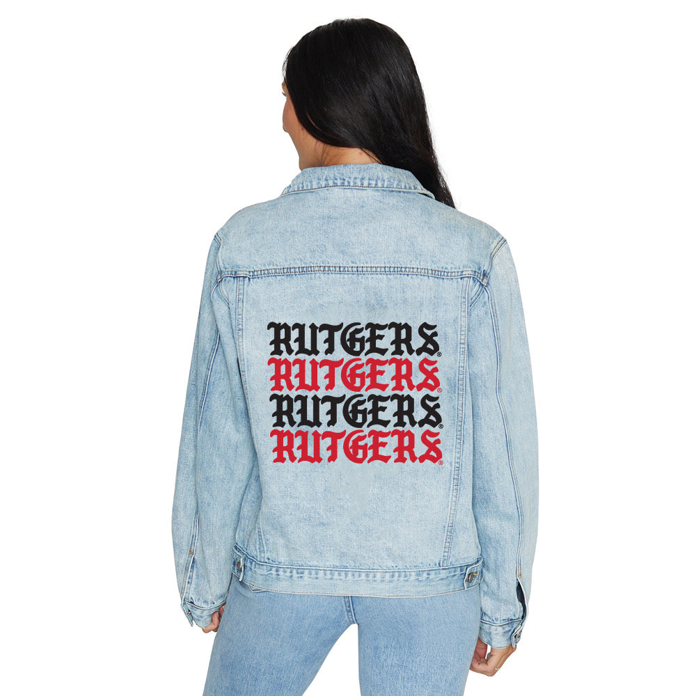 Rutgers Gothic Denim Jacket | lojobands