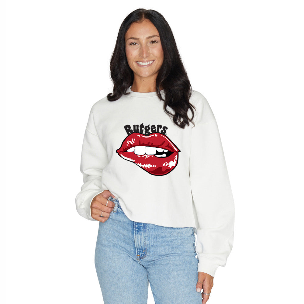 Rutgers Lips Crewneck | lojobands