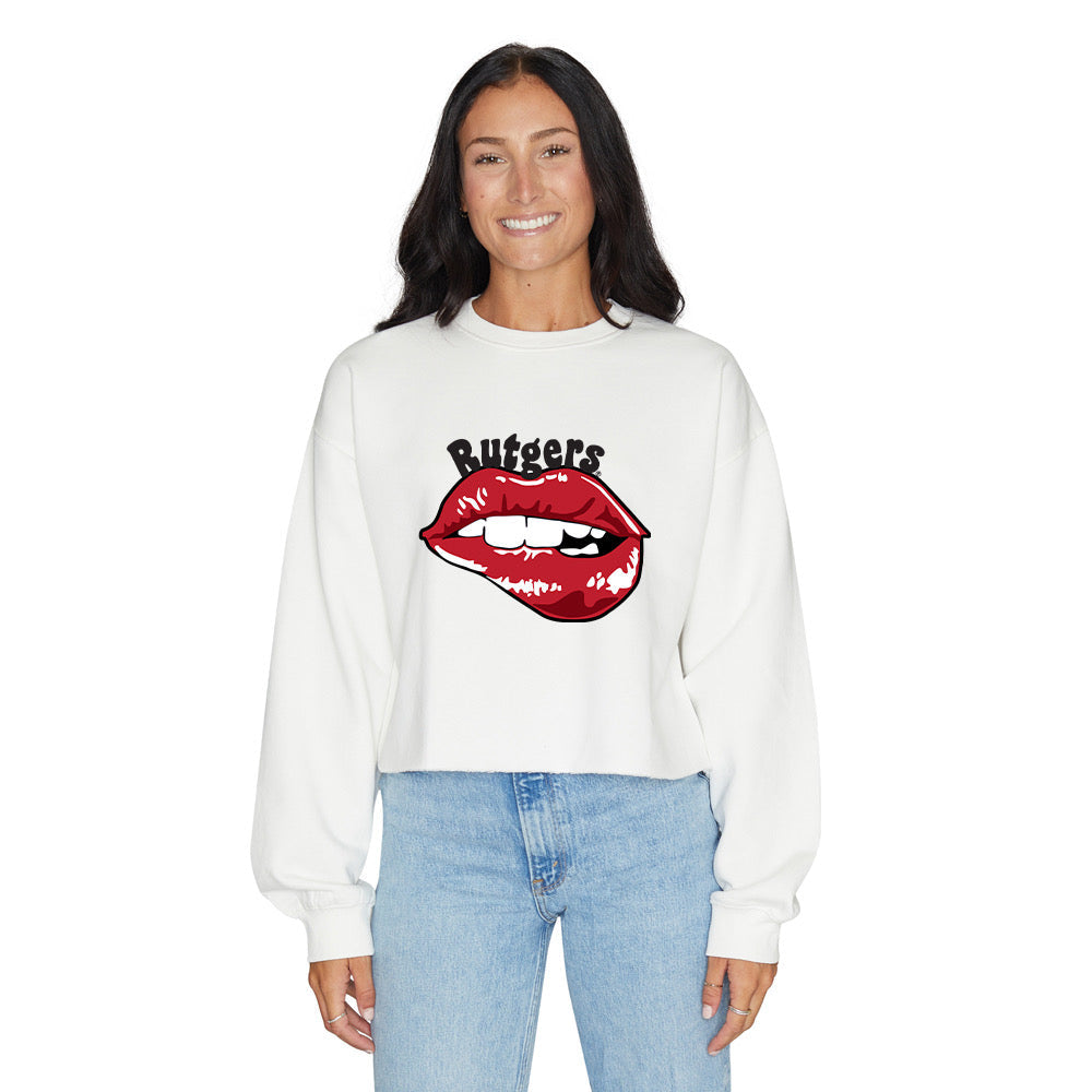Rutgers Lips Crewneck | lojobands