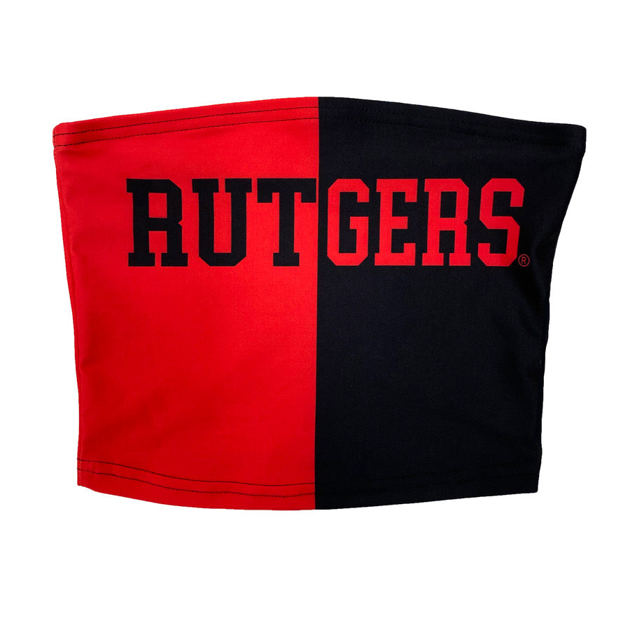 Rutgers Two Tone Tube Top | lojobands 4