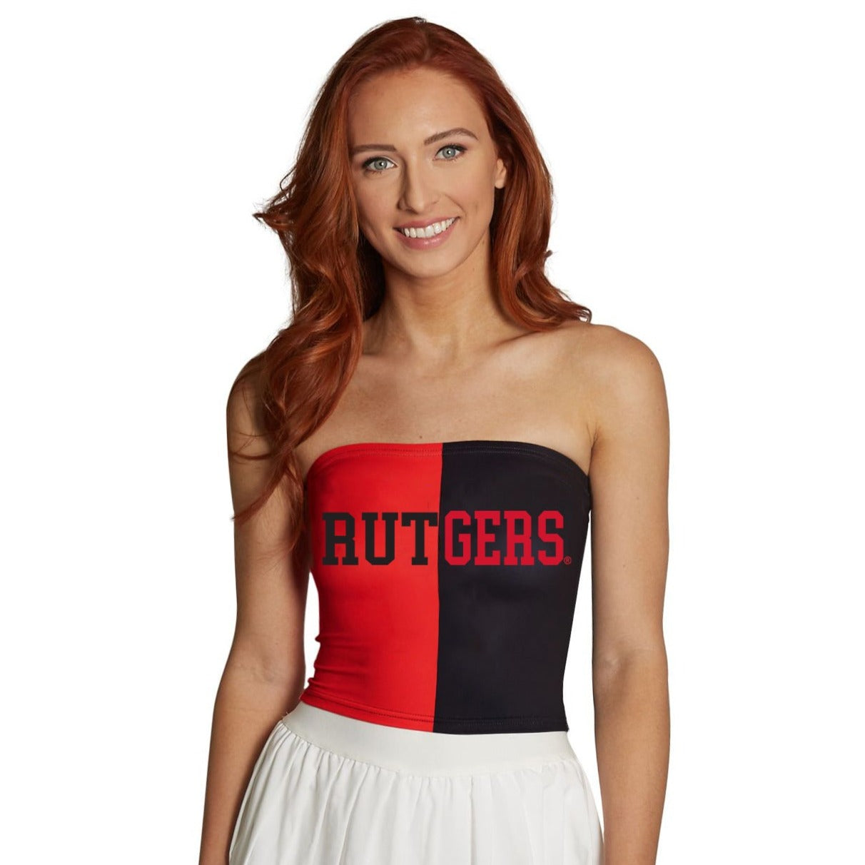 Rutgers Two Tone Tube Top | lojobands