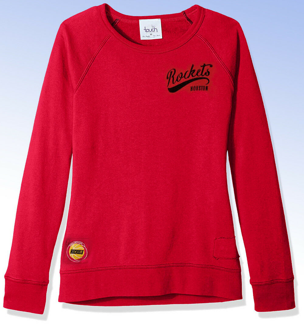 TOUCH by Alyssa Milano Womens NBA Houston Rockets Sweatshirt, Size  Large 3