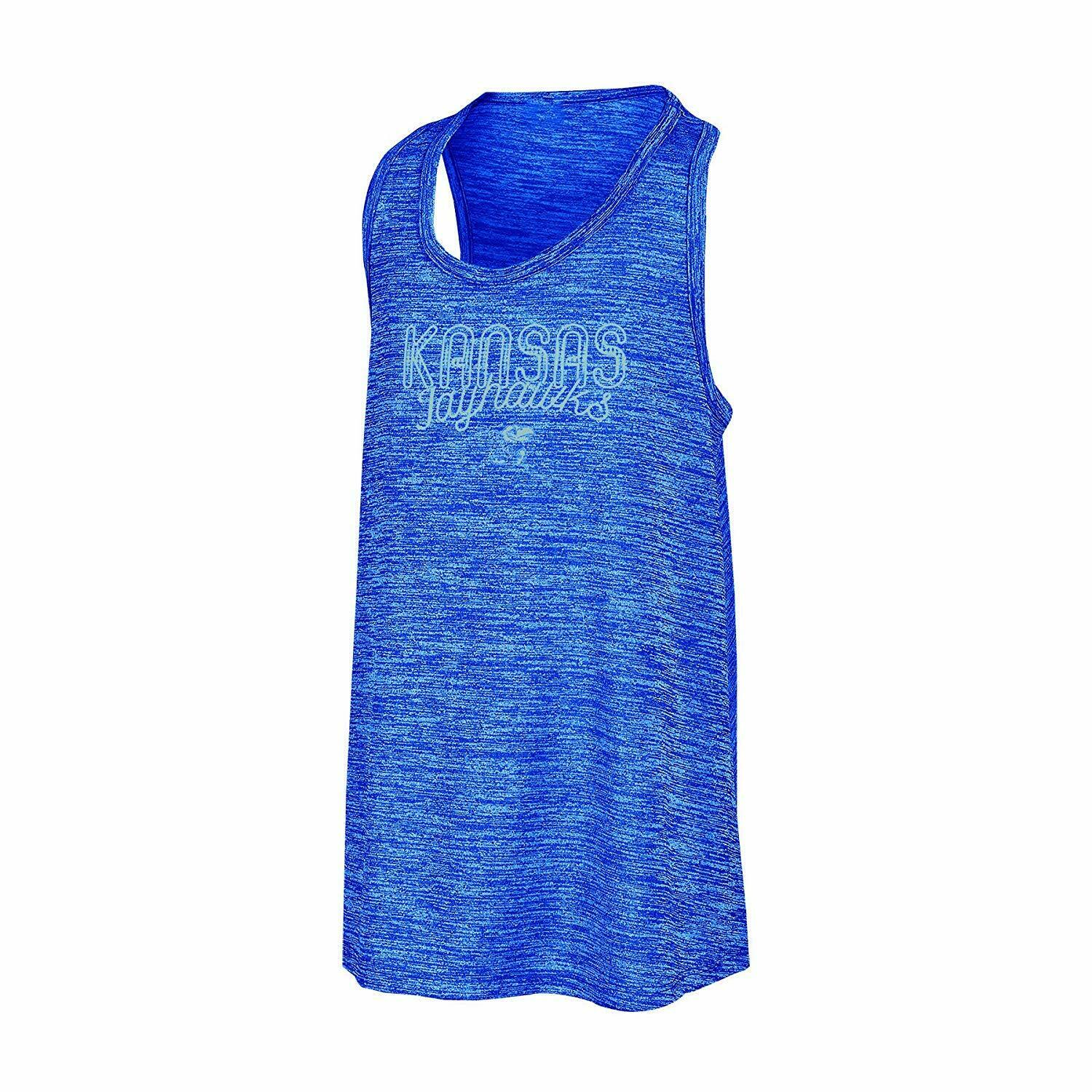 Champion NCAA Kansas Jayhawks Girls Tank Top with Scoop Neck, Size Large 3