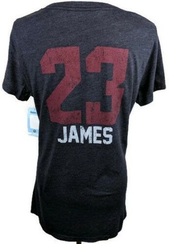 NBA Cleveland Cavaliers -23 James Womens V-Neck Tee Shirt, Size Medium 5