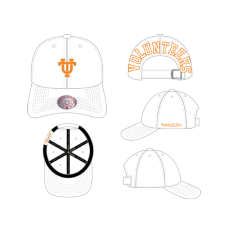 Tennessee Volunteers  - NCAA Black Burst Strapback Hat