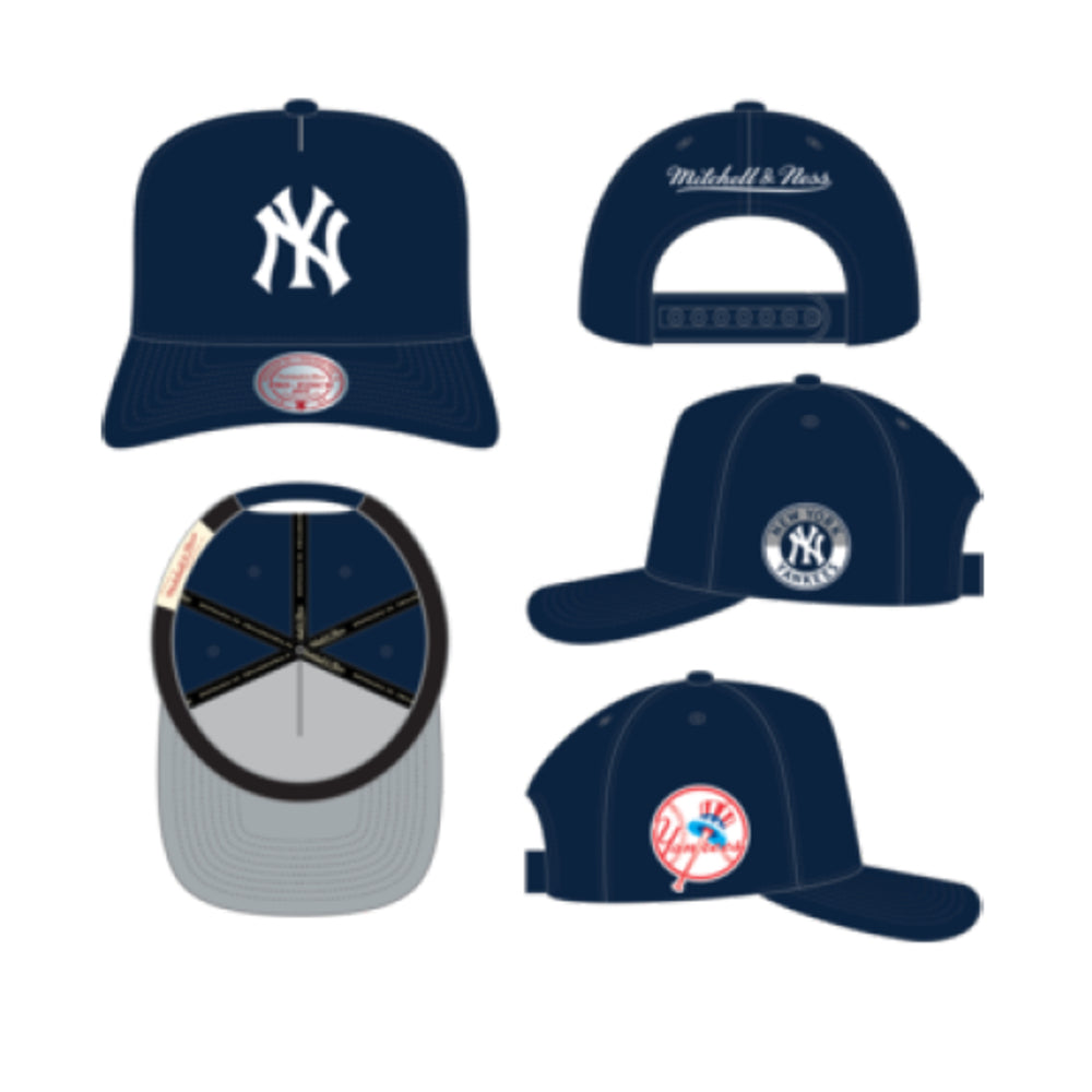 New York Yankees - MLB  Double Clutch Pro Coop Navy Snapback Hat