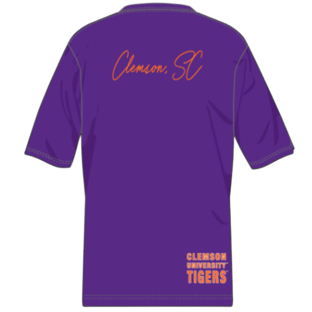 Clemson Tigers - NCAA Red Double Clutch Premium T-Shirt 2
