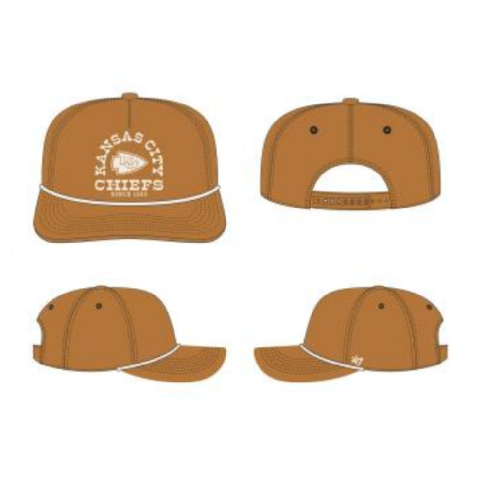 Kansas City Chiefs - Camel Canyon Ranchero Hitch Hat, 47 Brand 1