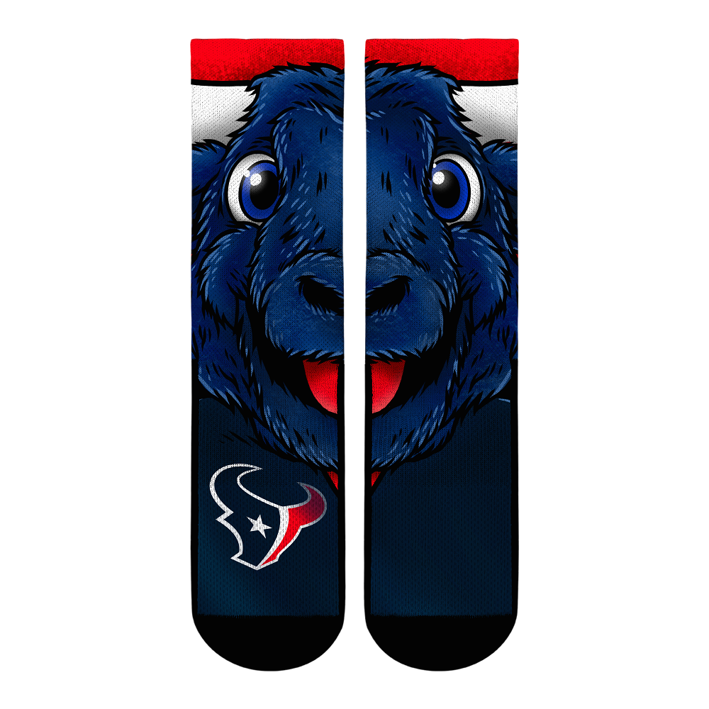 Houston Texans - Split Face Mascot | Rock 'Em Socks