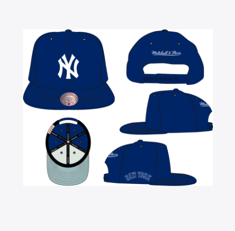 New York Yankees - MLB Evergreen Navy Snapback Hat 1
