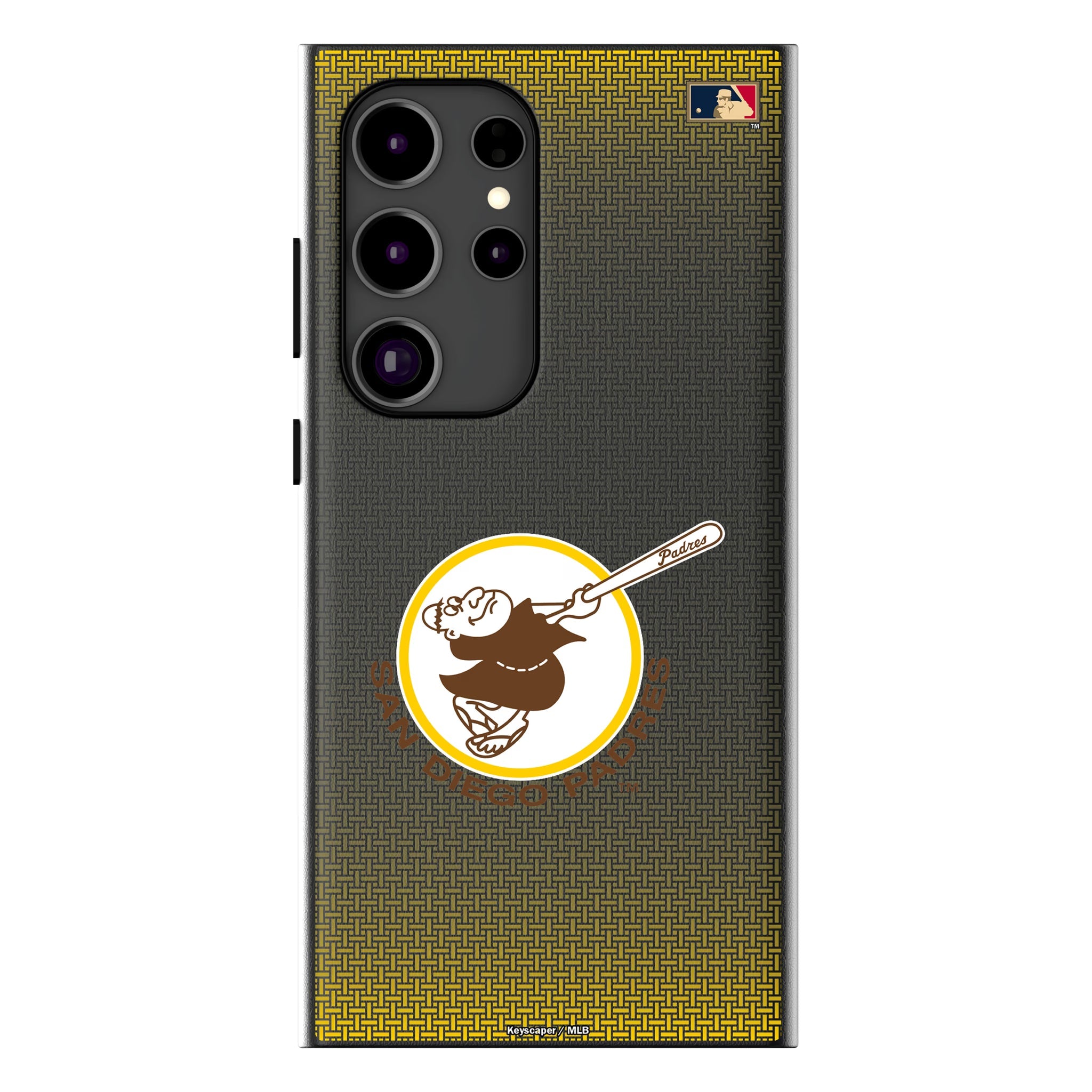 San Diego Padres 1969-1984 - Cooperstown Collection Linen MagSafe Compatible Phone Case for Samsung Galaxy 18