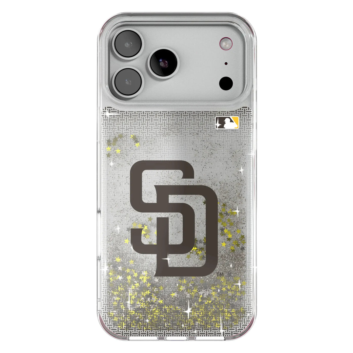 San Diego Padres Linen Glitter Phone Case 19