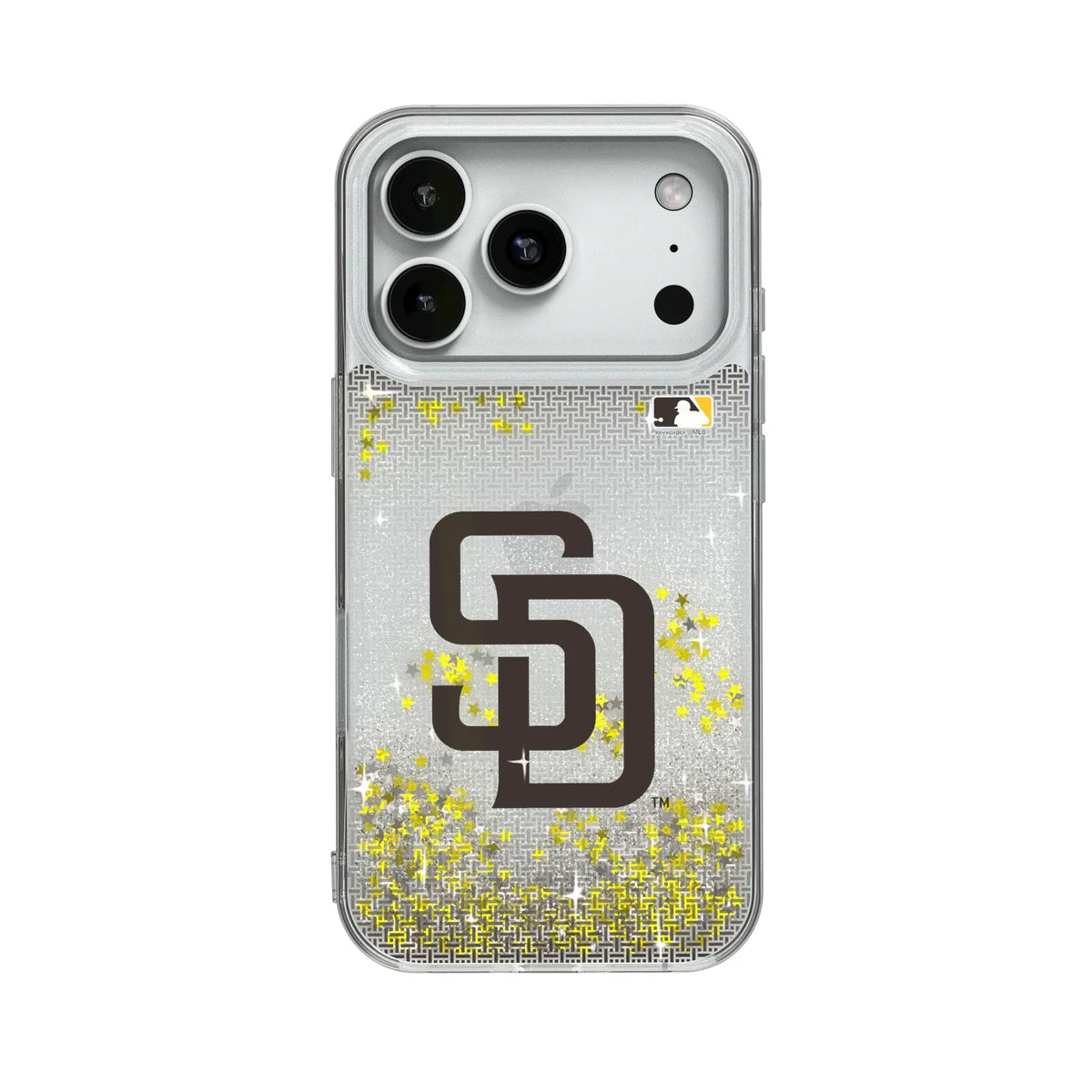 San Diego Padres Linen Glitter Phone Case 18