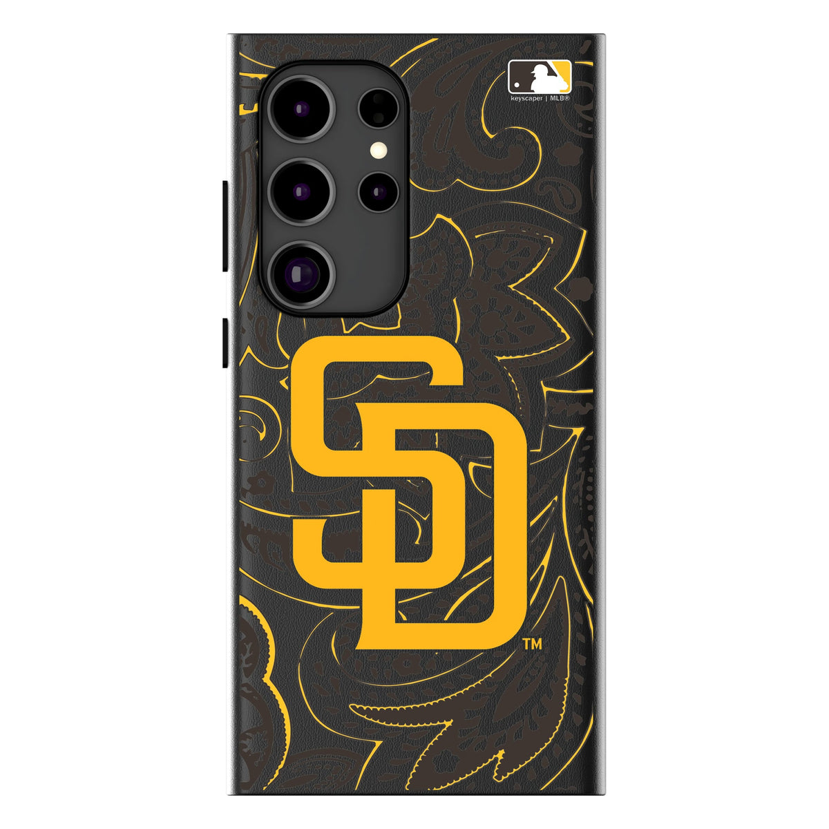 San Diego Padres Paisley MagSafe Compatible Phone Case for Samsung Galaxy 13