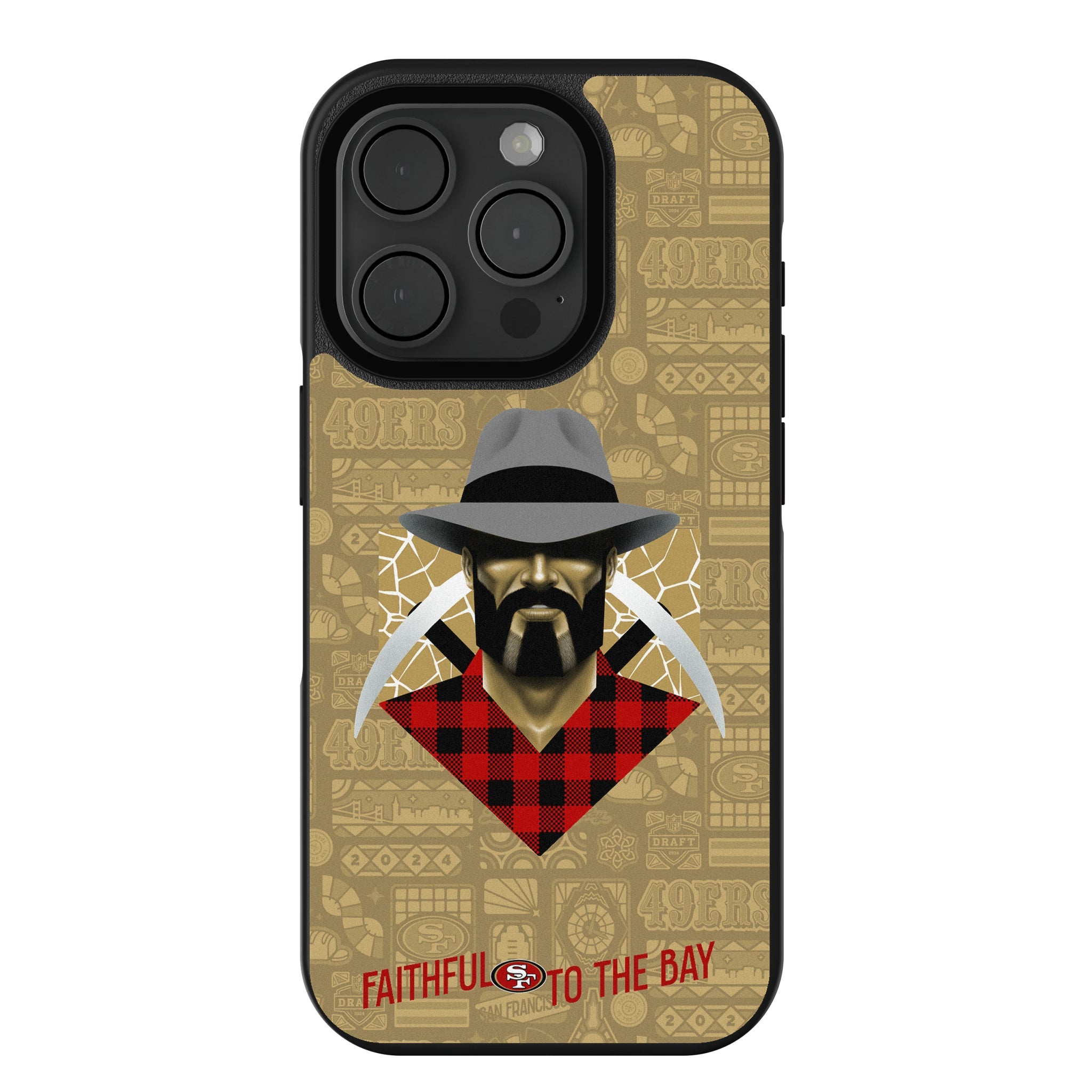 San Francisco 49ers 2024 Illustrated Limited Edition Bump Phone Case 9