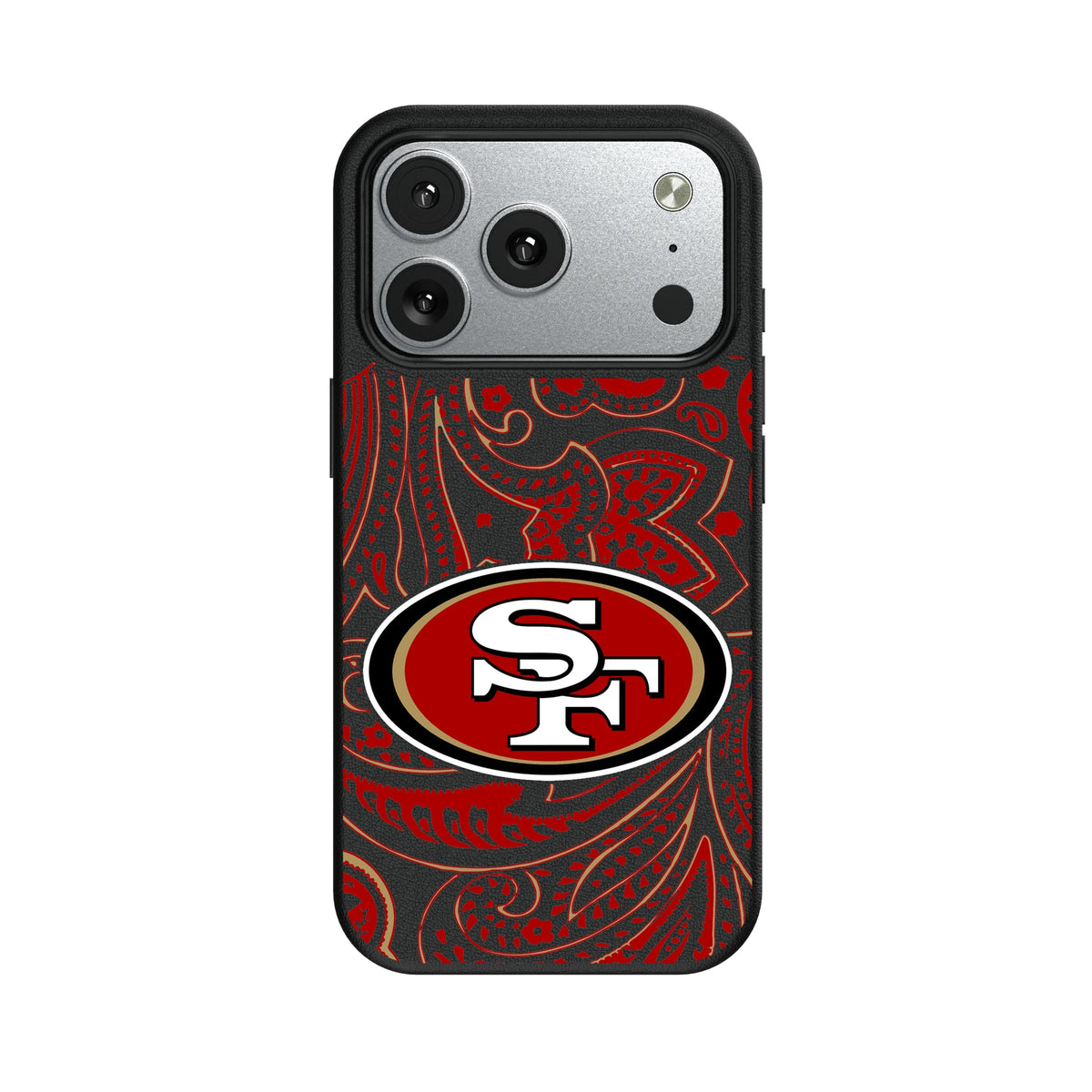 San Francisco 49ers Paisley MagSafe Compatible Phone Case for Apple iPhone 9