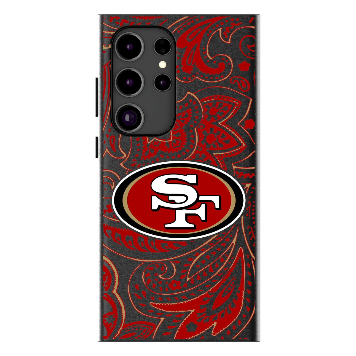San Francisco 49ers Paisley MagSafe Compatible Phone Case for Samsung Galaxy 13