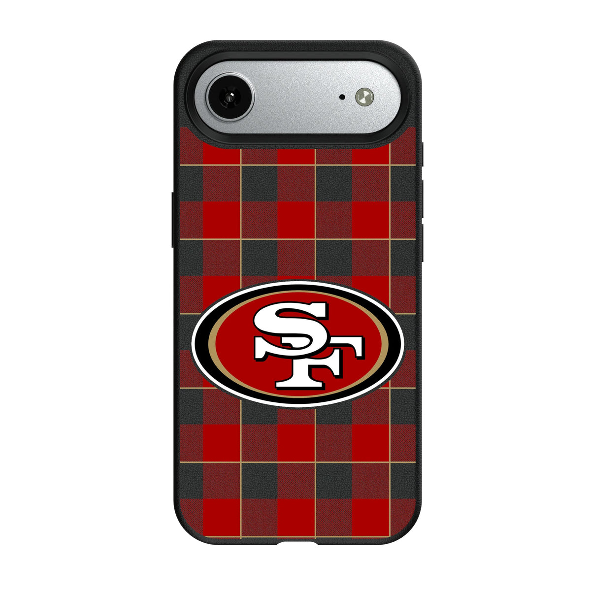 San Francisco 49ers Plaid MagSafe Compatible Phone Case for Apple iPhone 8
