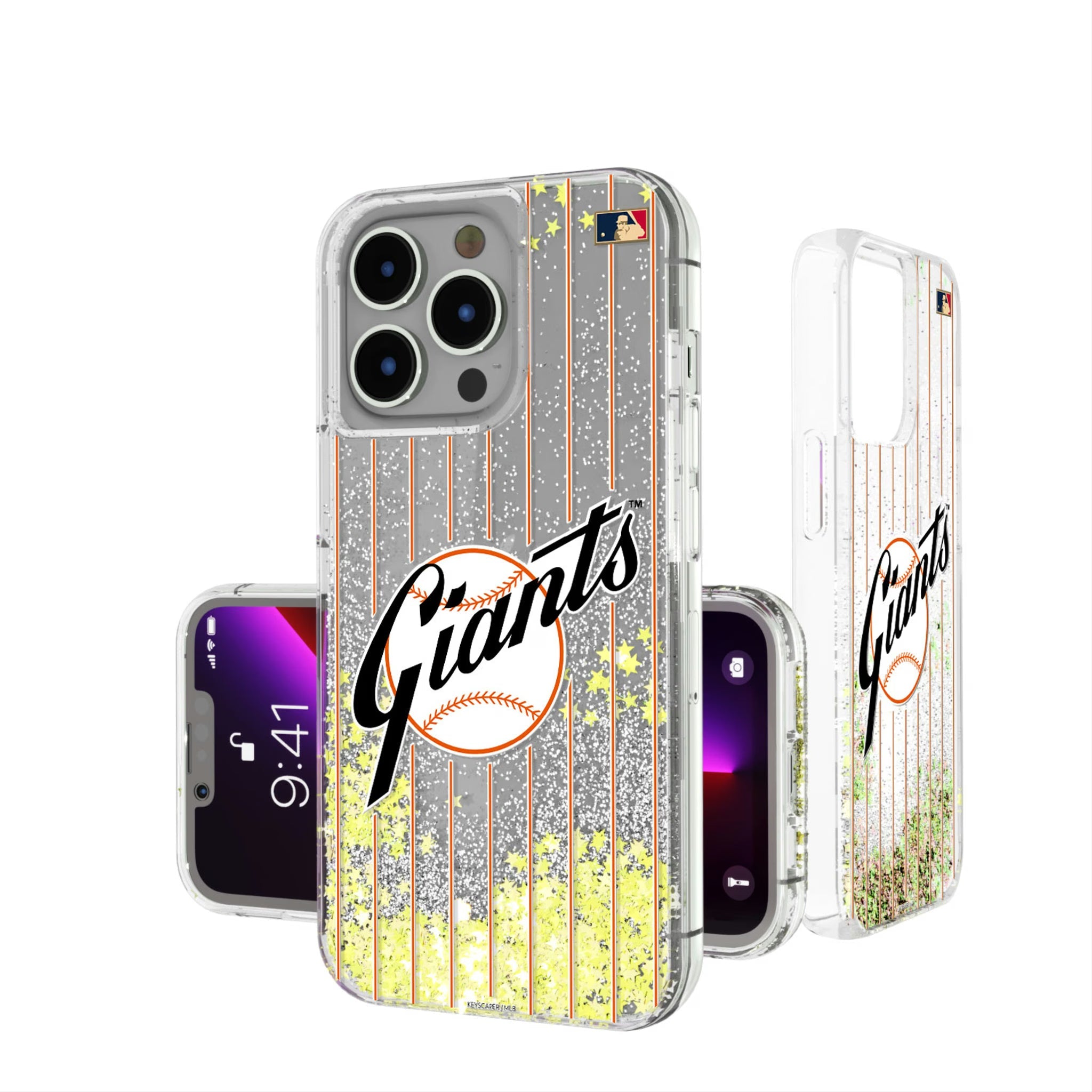 San Francisco Giants 1958-1967 - Cooperstown Collection Pinstripe Glitter Phone Case 16