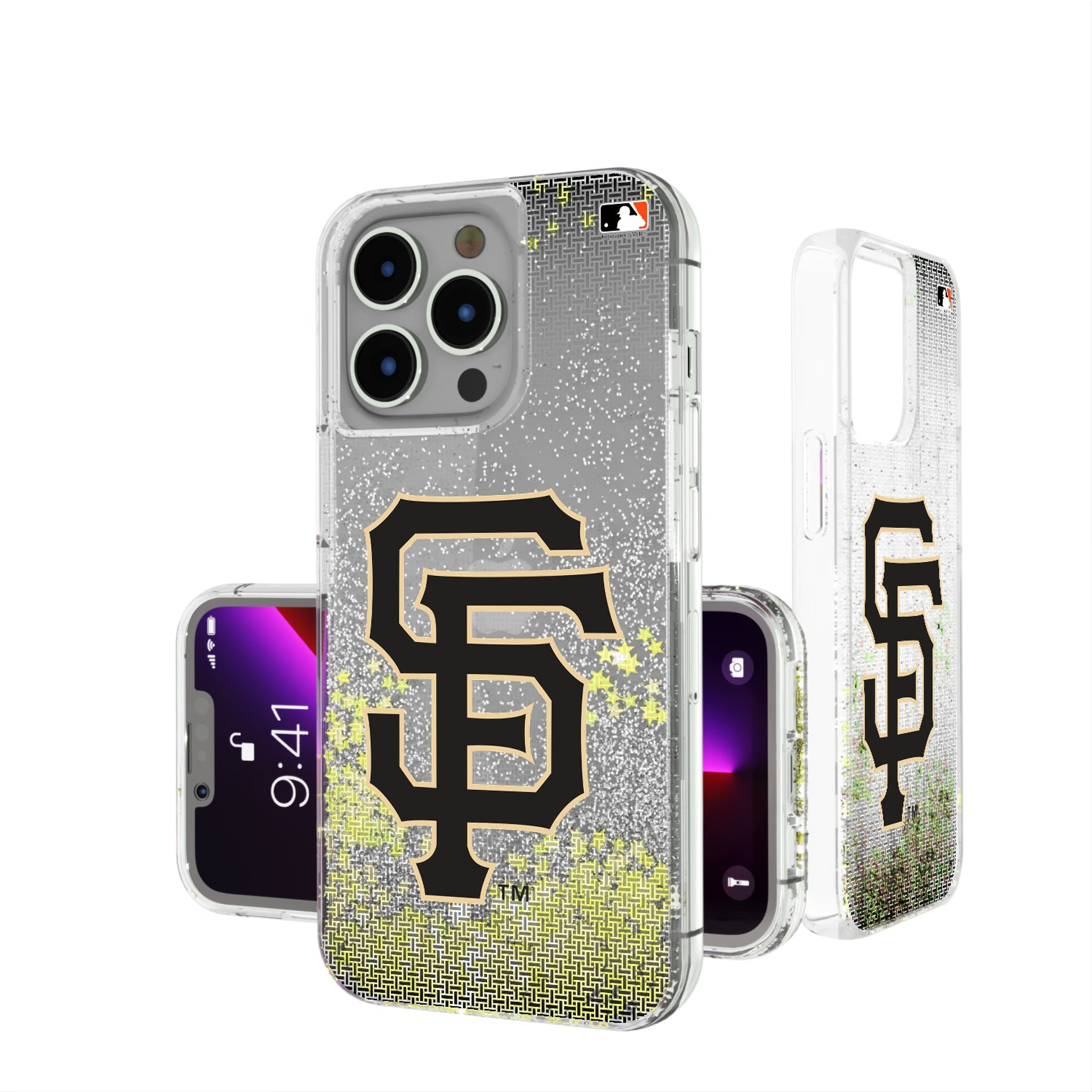 San Francisco Giants Linen Glitter Phone Case 7