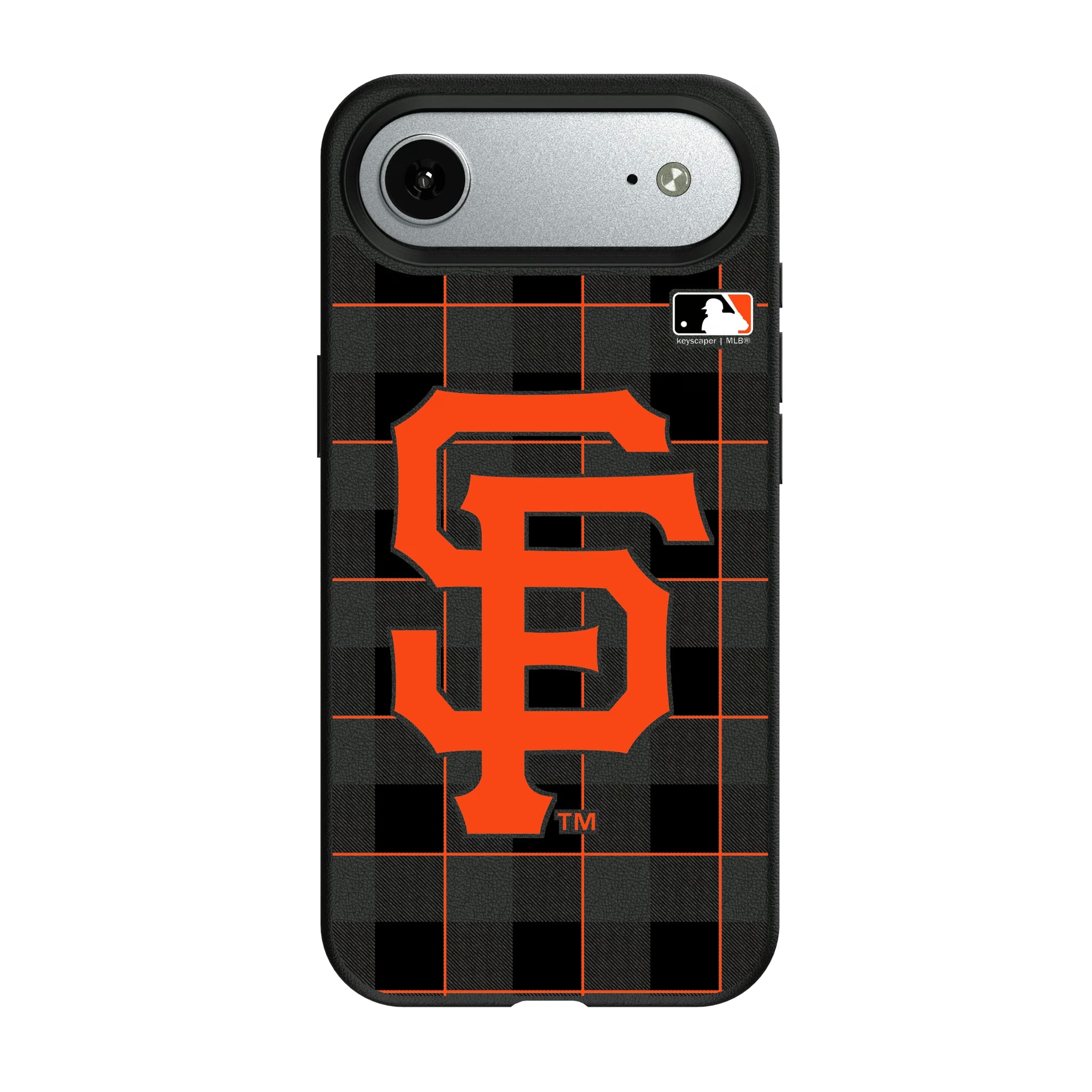 San Francisco Giants Plaid MagSafe Compatible Phone Case for Apple iPhone 8