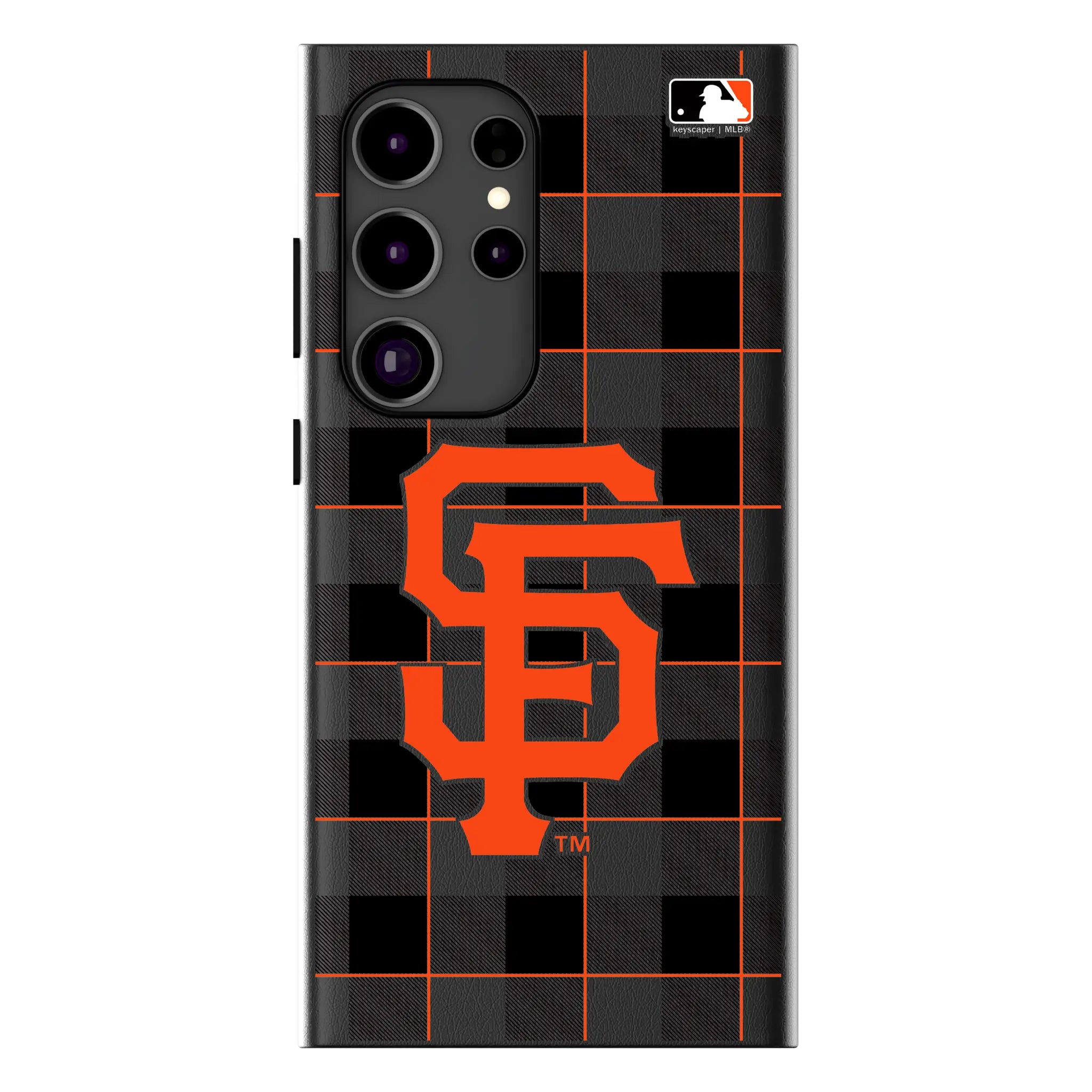 San Francisco Giants Plaid MagSafe Compatible Phone Case for Samsung Galaxy 10