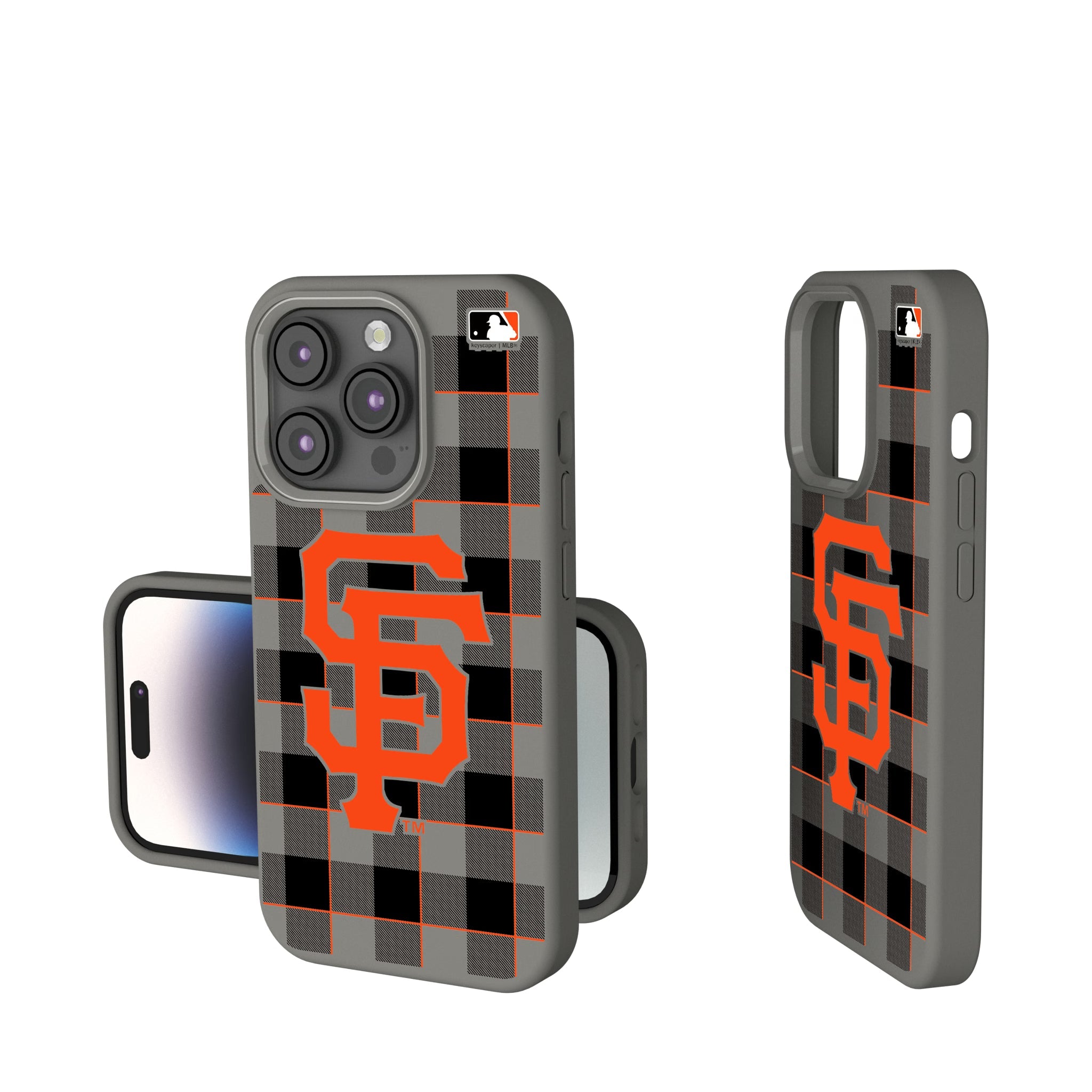 San Francisco Giants Plaid Soft Touch Phone Case 14