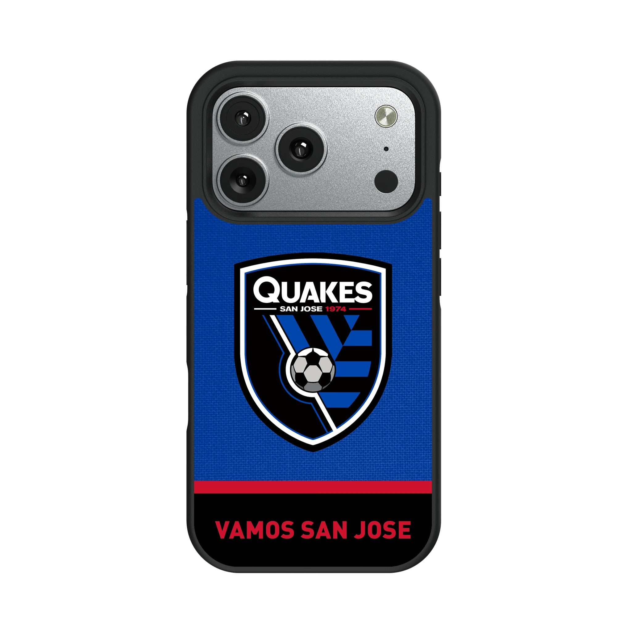 San Jose Earthquakes   Endzone Solid Bump Phone Case 10