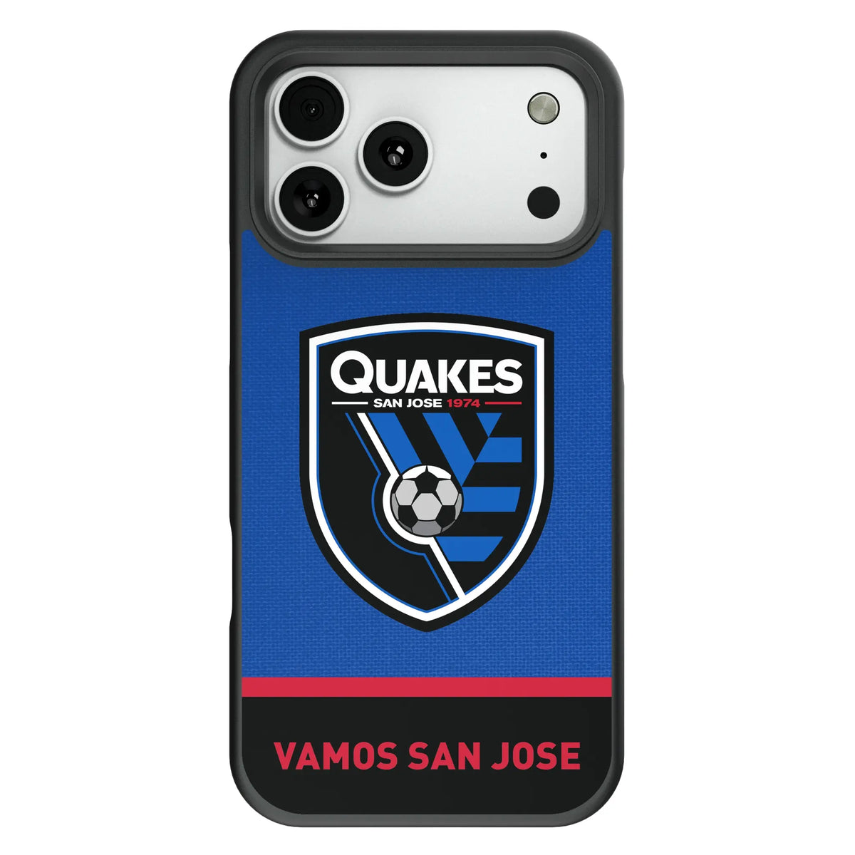 San Jose Earthquakes   Endzone Solid Bump Phone Case 13