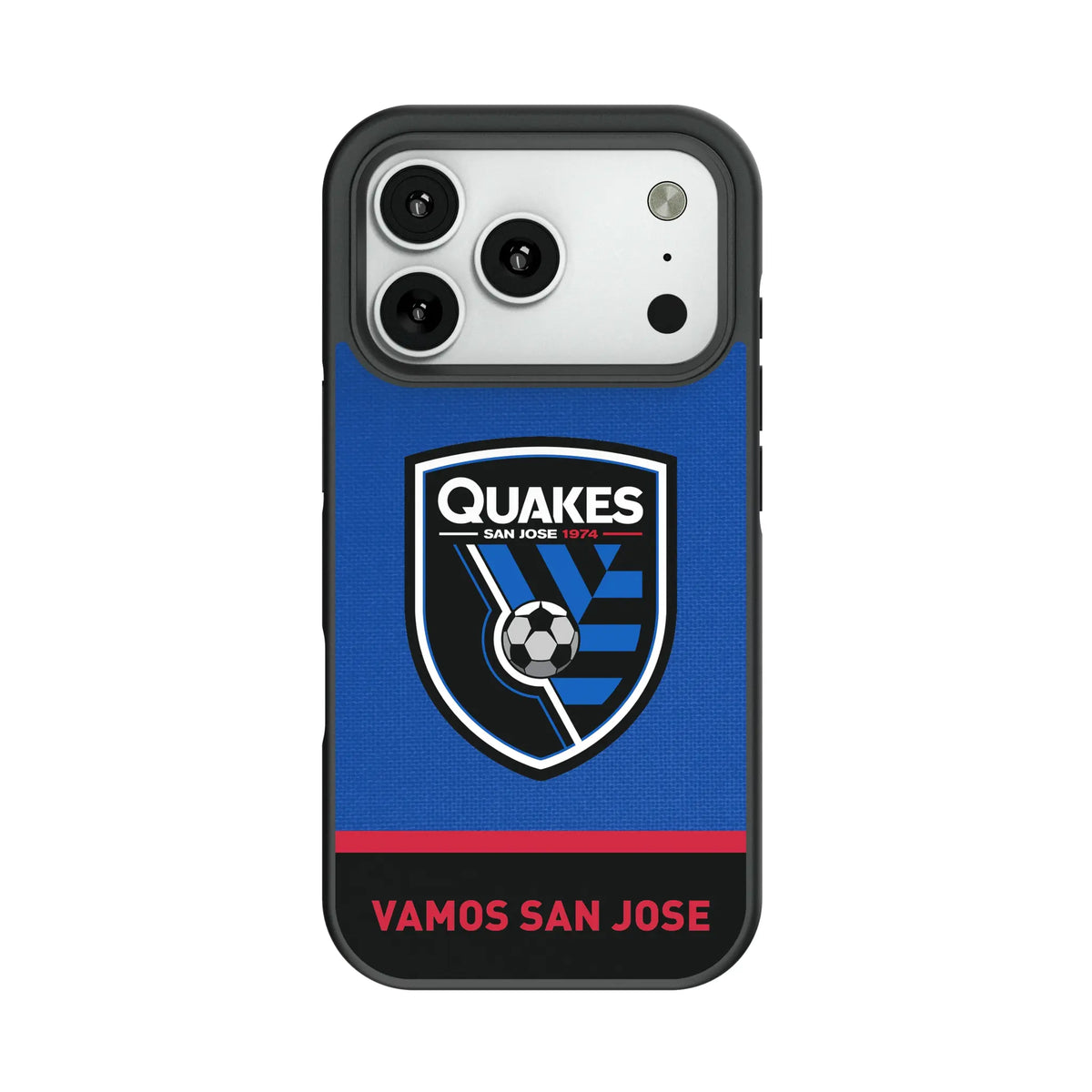 San Jose Earthquakes   Endzone Solid Bump Phone Case 12