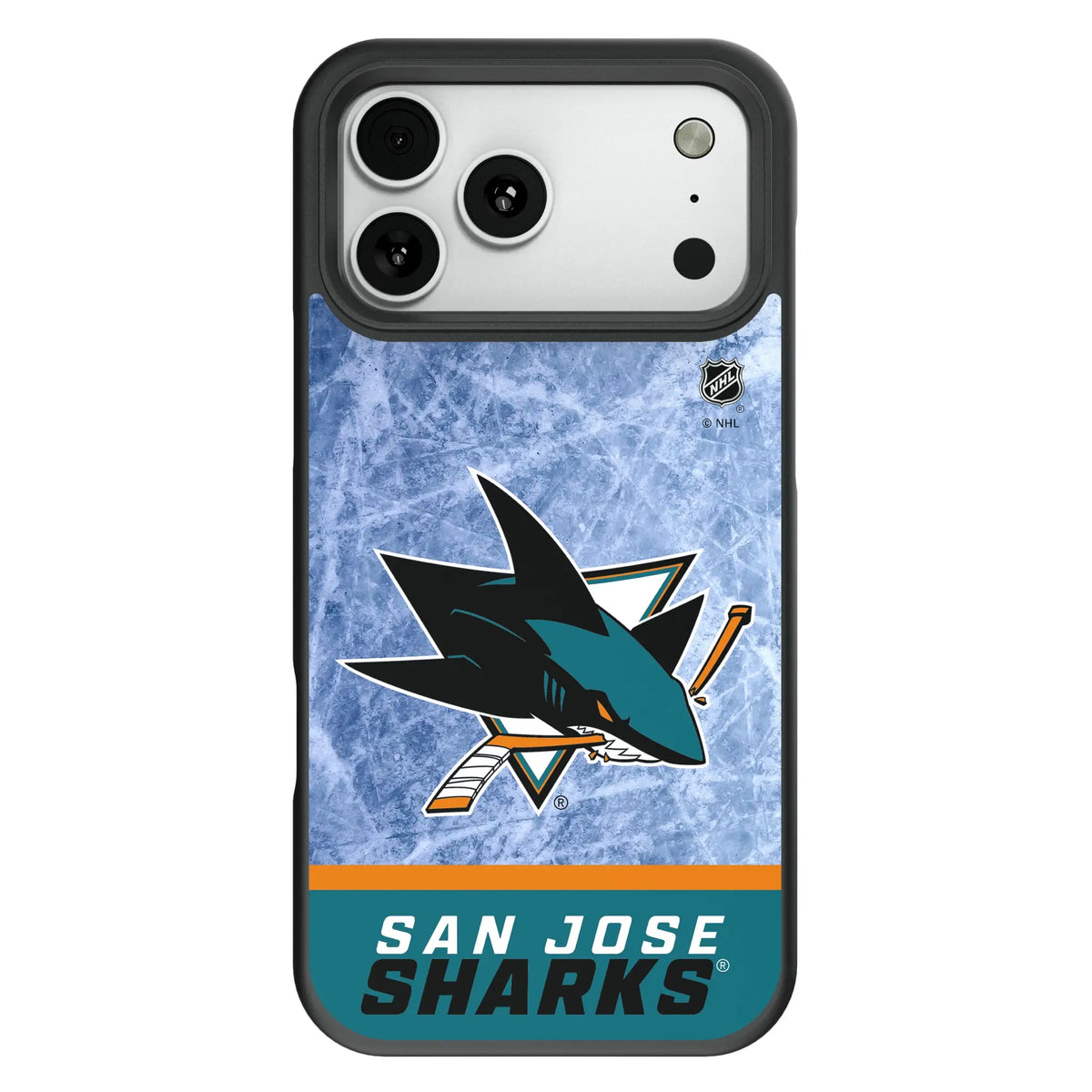 San Jose Sharks Ice Wordmark Bump Phone Case 12