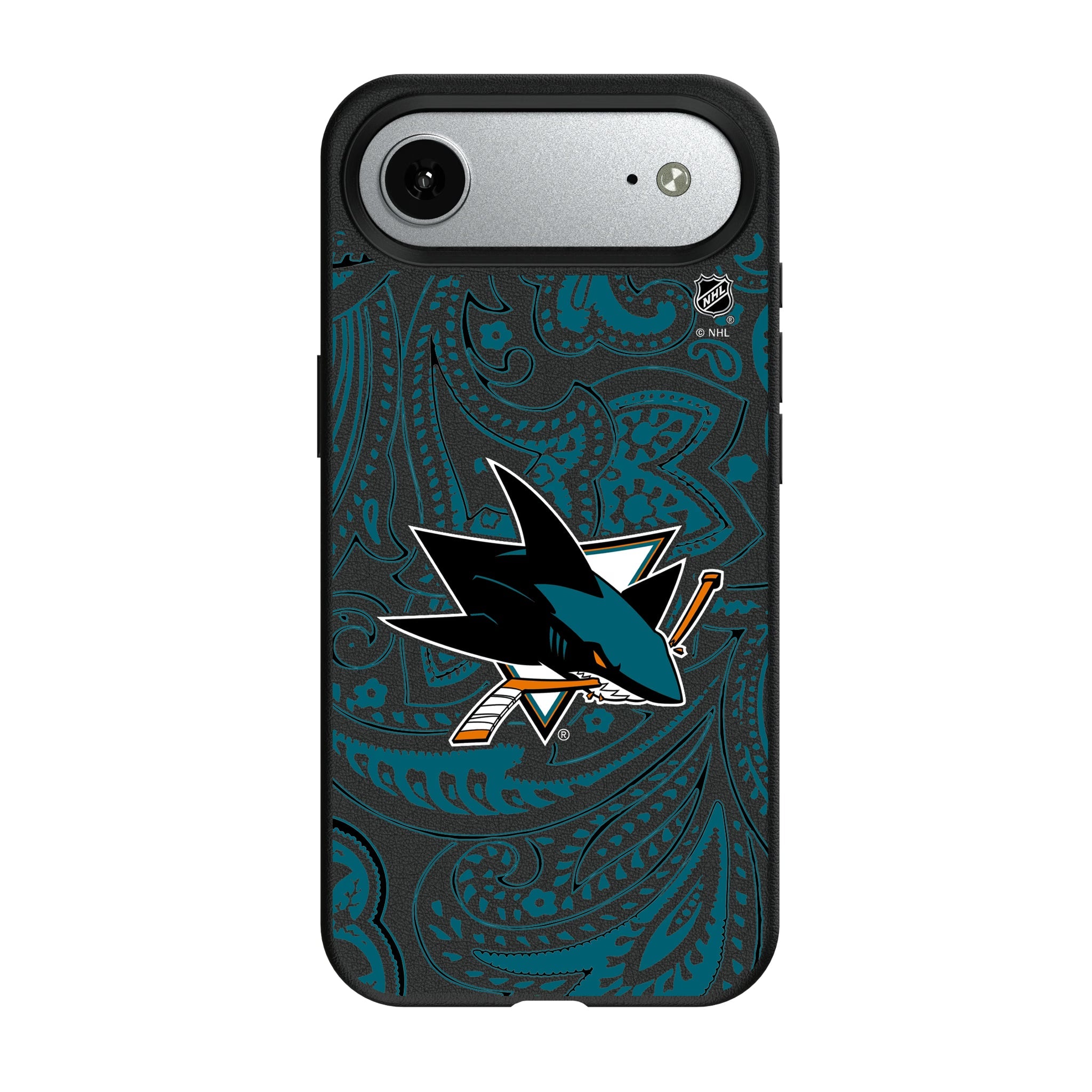 San Jose Sharks Paisley MagSafe Compatible Phone Case for Apple iPhone 8